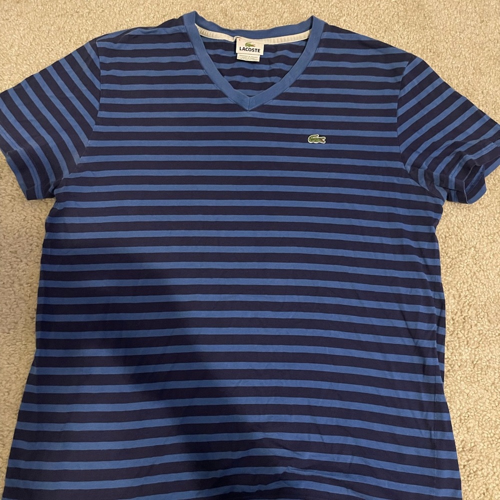 Lacoste v neck tshirt